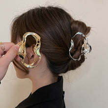 Load image into Gallery viewer, Simple Personalized Hair Claw Clip Hairpin Alloy Irregular Creative Hair Clip Headwear Hair Accessory

