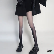 Load image into Gallery viewer, Thin Gradient Pantyhose Summer Colorful Underlay Stockings Pantyhose Comfortable Breathable Stockings for Women
