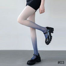 Load image into Gallery viewer, Thin Gradient Pantyhose Summer Colorful Underlay Stockings Pantyhose Comfortable Breathable Stockings for Women
