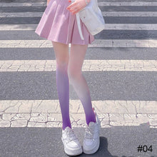Load image into Gallery viewer, Thin Gradient Pantyhose Summer Colorful Underlay Stockings Pantyhose Comfortable Breathable Stockings for Women

