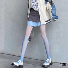 Load image into Gallery viewer, Thin Gradient Pantyhose Summer Colorful Underlay Stockings Pantyhose Comfortable Breathable Stockings for Women
