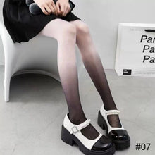 Load image into Gallery viewer, Thin Gradient Pantyhose Summer Colorful Underlay Stockings Pantyhose Comfortable Breathable Stockings for Women
