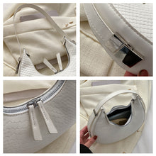 Load image into Gallery viewer, Women Temperamental Casual Shoulder Bag Underarm Bag Solid Color PU Leather Comfortable Handbag
