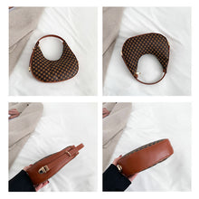 Load image into Gallery viewer, Simple Retro Shoulder Bag Crescent Bag Fashion Comfortable PU Leather Handbag Shoulder Bag for Women
