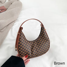 Load image into Gallery viewer, Simple Retro Shoulder Bag Crescent Bag Fashion Comfortable PU Leather Handbag Shoulder Bag for Women
