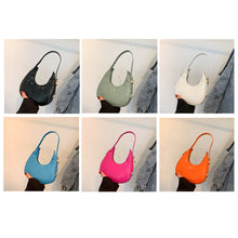 Load image into Gallery viewer, Fashion Simple Shoulder Bag Underarm Bag Temperamental Solid Color Comfortable PU Leather Handbag for Women
