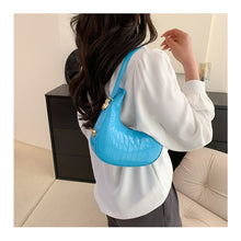 Load image into Gallery viewer, Fashion Simple Shoulder Bag Underarm Bag Temperamental Solid Color Comfortable PU Leather Handbag for Women
