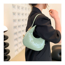 Load image into Gallery viewer, Fashion Simple Shoulder Bag Underarm Bag Temperamental Solid Color Comfortable PU Leather Handbag for Women
