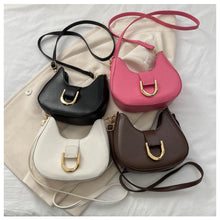 Load image into Gallery viewer, Fashion Personalized Shoulder Bag Crossbody Bag Niche Solid Color Comfortable PU Leather Crossbody Bag for Women
