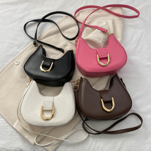 Load image into Gallery viewer, Fashion Personalized Shoulder Bag Crossbody Bag Niche Solid Color Comfortable PU Leather Crossbody Bag for Women
