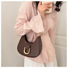 Load image into Gallery viewer, Fashion Personalized Shoulder Bag Crossbody Bag Niche Solid Color Comfortable PU Leather Crossbody Bag for Women
