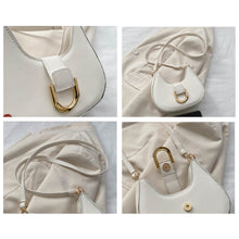 Load image into Gallery viewer, Fashion Personalized Shoulder Bag Crossbody Bag Niche Solid Color Comfortable PU Leather Crossbody Bag for Women
