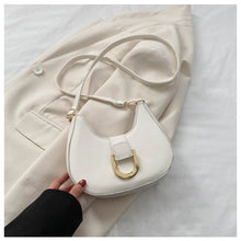 Load image into Gallery viewer, Fashion Personalized Shoulder Bag Crossbody Bag Niche Solid Color Comfortable PU Leather Crossbody Bag for Women
