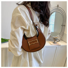 Load image into Gallery viewer, Fashion Simple Shoulder Bag Underarm Bag Temperamental Solid Color PU Leather Handbag for Women
