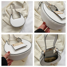 Load image into Gallery viewer, Fashion Simple Shoulder Bag Underarm Bag Temperamental Solid Color PU Leather Handbag for Women
