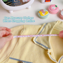 Load image into Gallery viewer, 150cm/60" Portable Retractable Ruler Centimeter Inch Roll Tape Body Measuring Ruler Soft Flat Sewing Ruler Sewing Fashion Design School Supplies
