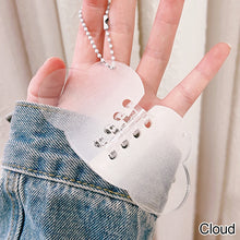 Load image into Gallery viewer, Cute Guka Sticker DIY Keychain Transparent Acrylic Goo Chuck Pendant Keychain Decoration Badge Kawaii Stationery Accessories
