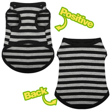Load image into Gallery viewer, Summer Pet Dog Stripe Vest Soft Puppy Clothing Shirt T-shirts Comfortable for Cats Small Medium Dog
