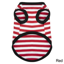 Load image into Gallery viewer, Summer Pet Dog Stripe Vest Soft Puppy Clothing Shirt T-shirts Comfortable for Cats Small Medium Dog
