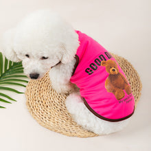 Load image into Gallery viewer, Summer Pet Dog Vests Sleeveless T-shirts Bear Pattern Clothes For Dogs Or Cats Puppy Pet Shirt Cute Summer Pet Products
