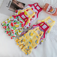 Load image into Gallery viewer, Summer Dog Dress Pet Skirts Pet Clothes Comfortable Soft Puppuy Dogs Cats Vest Dress Pet Clothes
