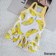 Load image into Gallery viewer, Summer Dog Dress Pet Skirts Pet Clothes Comfortable Soft Puppuy Dogs Cats Vest Dress Pet Clothes
