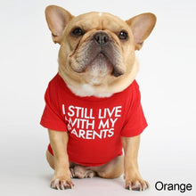 Load image into Gallery viewer, Fashion Letters Printed Summer Dog T-shirt Pure Cotton Dog Clothes for French Bulldog Soft Breathable Pet Costume
