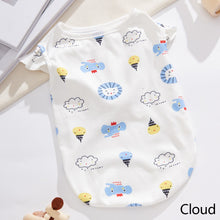Load image into Gallery viewer, Spring Summer Pet Vest Cartoon Print Pet Puppy Dog Clothes for Small Dogs Pet Dog Vest Pet Sling T Shirt Pet Clothing
