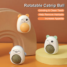Load image into Gallery viewer, Cat Catnip Toys Ball Cat Treats Candy Licking Snacks Nutrition Catnip Snack Nutrition Energy Ball Kitten Cat Toy Cat Supplies
