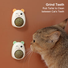 Load image into Gallery viewer, Cat Catnip Toys Ball Cat Treats Candy Licking Snacks Nutrition Catnip Snack Nutrition Energy Ball Kitten Cat Toy Cat Supplies

