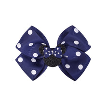 Load image into Gallery viewer, Girl Mickey Mouse Headdress Cute Girl Wave Dot Bow Sequin Hairpin Simple Fashion Accessories
