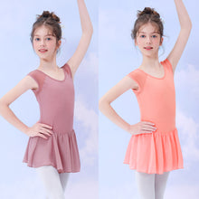 Load image into Gallery viewer, Children's Dance Dress Girls Summer Sleeveless Chiffon One-Piece Skirt Ballet Chinese Dance Body Training Cloth
