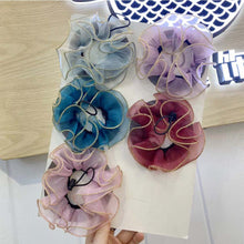 Load image into Gallery viewer, Dot Girl Women Bun Cover Snood Hair Net Nets Latin Ballet Dance Skating Crochet Snoods Hair Accessories
