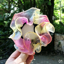 Load image into Gallery viewer, Dot Girl Women Bun Cover Snood Hair Net Nets Latin Ballet Dance Skating Crochet Snoods Hair Accessories
