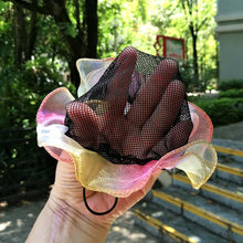 Load image into Gallery viewer, Dot Girl Women Bun Cover Snood Hair Net Nets Latin Ballet Dance Skating Crochet Snoods Hair Accessories
