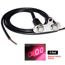Load image into Gallery viewer, Stainless Steel LED Motorcycle Switch ON-OFF Handlebar Adjustable Mount Waterproof Double Switches Button DC12V Fog Light
