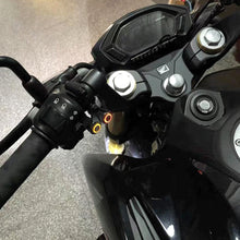 Load image into Gallery viewer, Stainless Steel LED Motorcycle Switch ON-OFF Handlebar Adjustable Mount Waterproof Double Switches Button DC12V Fog Light
