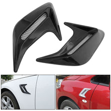Load image into Gallery viewer, 2Pcs Car Side Air Vent Modification Ventilation Grille Cover Air Flow Spoiler Decorative Side Air Intake Cover Hood Decoration Racing Trim
