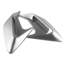 Load image into Gallery viewer, 2Pcs Car Side Air Vent Modification Ventilation Grille Cover Air Flow Spoiler Decorative Side Air Intake Cover Hood Decoration Racing Trim
