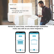 Load image into Gallery viewer, WiFi Smart Garage Door Opener Controller Switch Work With Alexa Echo Google Home SmartLife/Tuya APP Control No Hub Require
