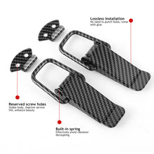Load image into Gallery viewer, 2 Pcs Universal Car Trunk Fastener Clip Security Hook Lock Clip Kit Carbon Fibre Bumper Quick Release Hook Lock Clip for Drone Car Accessories
