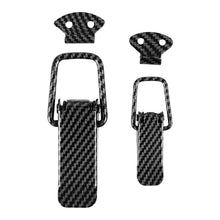 Load image into Gallery viewer, 2 Pcs Universal Car Trunk Fastener Clip Security Hook Lock Clip Kit Carbon Fibre Bumper Quick Release Hook Lock Clip for Drone Car Accessories
