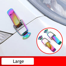 Load image into Gallery viewer, 2 Pcs Universal Car Trunk Fastener Clip Security Hook Lock Clip Kit Carbon Fibre Bumper Quick Release Hook Lock Clip for Drone Car Accessories
