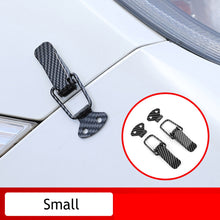 Load image into Gallery viewer, 2 Pcs Universal Car Trunk Fastener Clip Security Hook Lock Clip Kit Carbon Fibre Bumper Quick Release Hook Lock Clip for Drone Car Accessories
