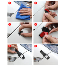 Load image into Gallery viewer, 2 Pcs Universal Car Trunk Fastener Clip Security Hook Lock Clip Kit Carbon Fibre Bumper Quick Release Hook Lock Clip for Drone Car Accessories
