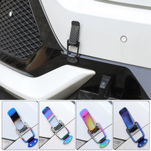 Load image into Gallery viewer, 2 Pcs Universal Car Trunk Fastener Clip Security Hook Lock Clip Kit Carbon Fibre Bumper Quick Release Hook Lock Clip for Drone Car Accessories
