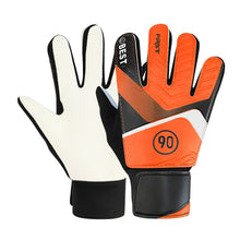 Load image into Gallery viewer, 1 Pair Children Kids Soccer Goalkeeper Gloves Anti-Collision Latex PU Goalkeeper Hand Protection Gloves Outdoor Football Accessories
