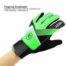 Load image into Gallery viewer, 1 Pair Children Kids Soccer Goalkeeper Gloves Anti-Collision Latex PU Goalkeeper Hand Protection Gloves Outdoor Football Accessories
