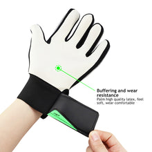 Load image into Gallery viewer, 1 Pair Children Kids Soccer Goalkeeper Gloves Anti-Collision Latex PU Goalkeeper Hand Protection Gloves Outdoor Football Accessories
