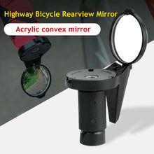 Load image into Gallery viewer, Universal Bicycle Rear View Mirror Cycling Handlebar Convex View Mirrors Drop Bar Mount Acrylic Lens Back Sight Reflector MTB Road Bike Accessories
